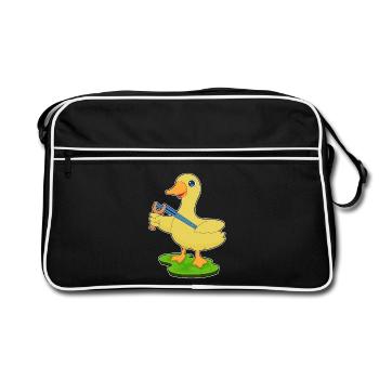 Fronde de canard - Sac Retro - noir/blanc - Devant