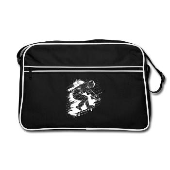 Skateboarders - Retro Bag - black/white - Front