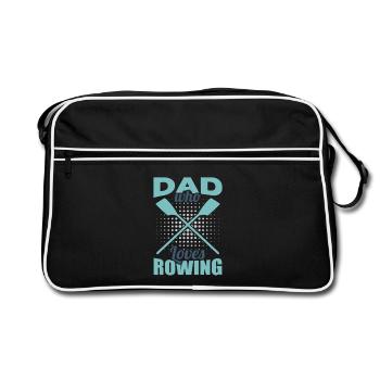 Rowing father - Retro Bag - black/white - Front