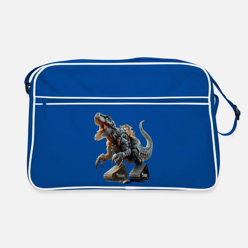 Excavator T-Rex Dinosaur Retro Bag