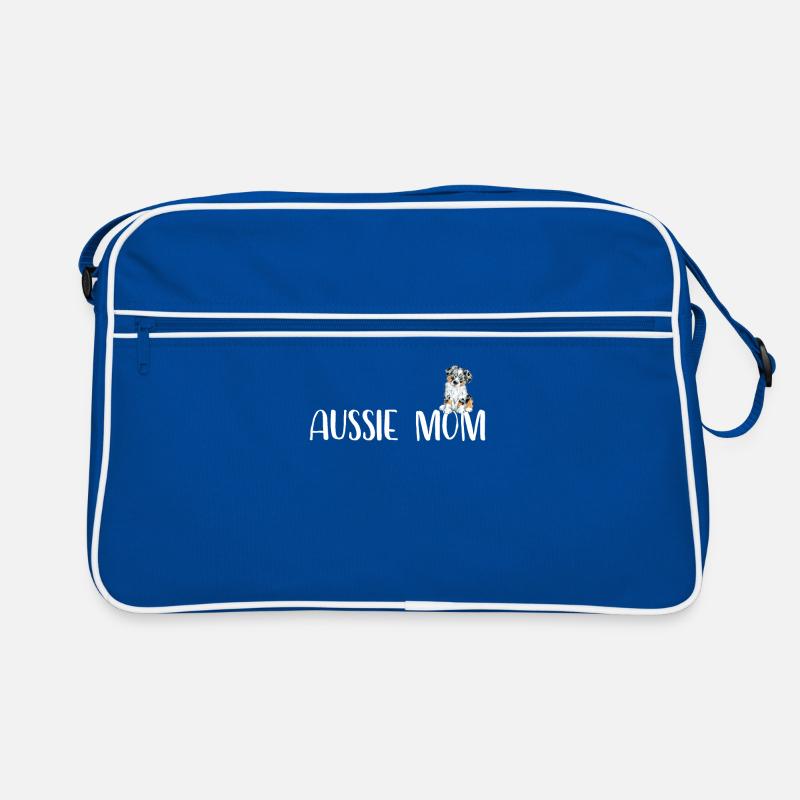 Funny Australian Shepherd Mama I Aussie Mom Retro Tasche
