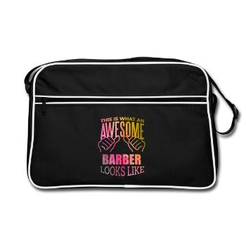 Barbier Barbier Barbier - Sac Retro - noir/blanc - Devant
