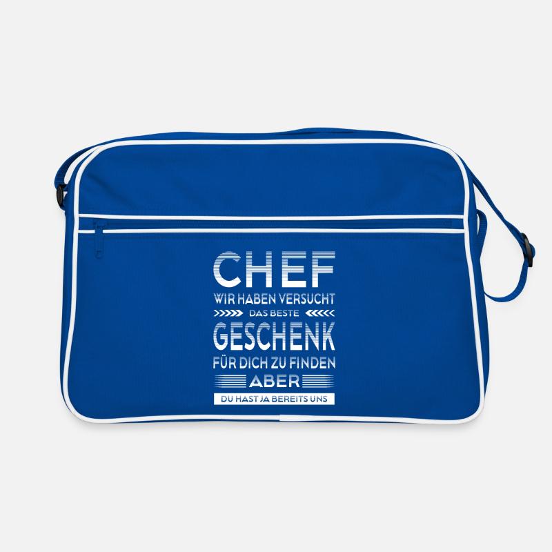 Chef Abschied Geschenke Abschiedsgeschenk Retro Tasche