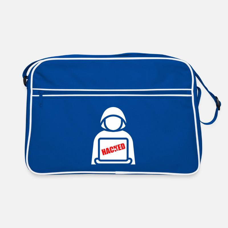 Hacker im Schatten Retro Tasche