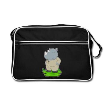Rhino Groom Costume Mariage - Sac Retro - noir/blanc - Devant