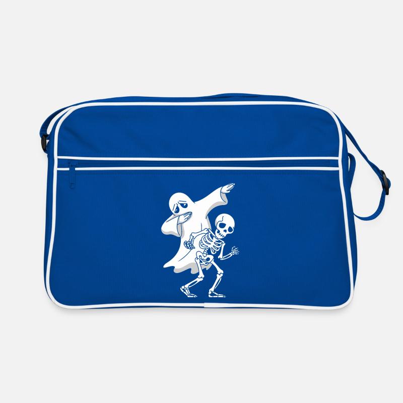 Dabbing Ghost Skeleton Halloween Cadeau effrayant Sac Retro