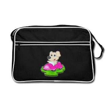 Dog Car - Retro Bag - black/white - Front