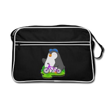 Vélo pingouin - Sac Retro - noir/blanc - Devant