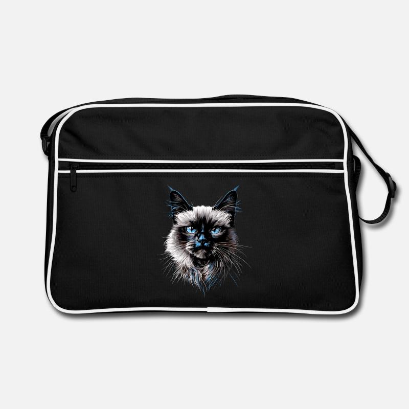 Chat Birman Chat Birman Sacré Chat Birman Mignon Chats Birmans Sac Retro
