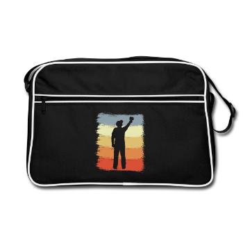 Peintre Look Rétro - Sac Retro - noir/blanc - Devant