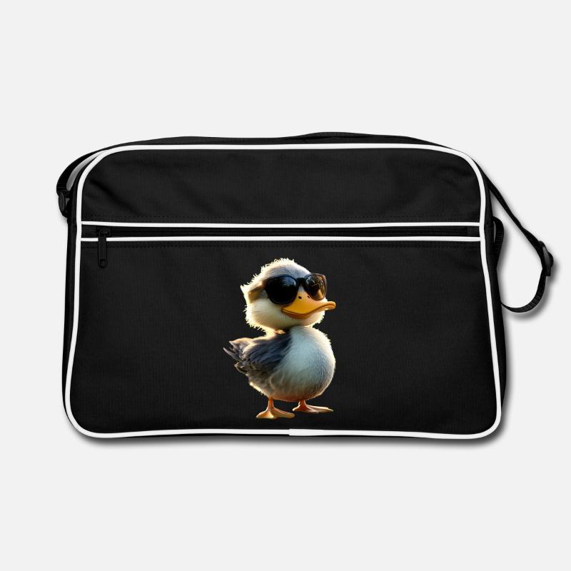 Duck, Mallard, Duckling, Duckling, , Duck Retro Bag