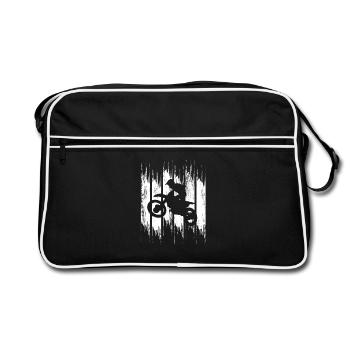 Motocross Rétro - Sac Retro - noir/blanc - Devant