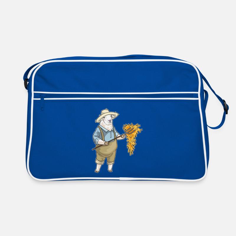 Mouton Éleveur Paille Sac Retro