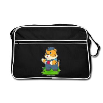 Pompe à eau Tiger Plumber, pinces artisanales - Sac Retro - noir/blanc - Devant