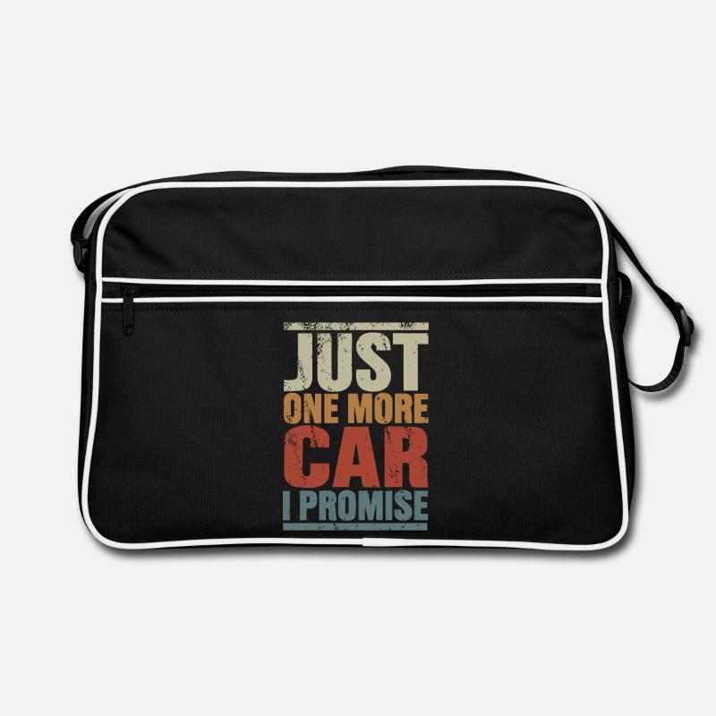 Nur noch ein Auto, versprochen Retro Tasche