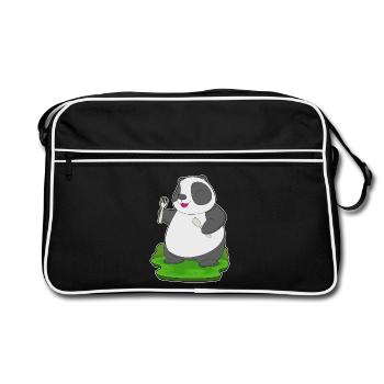 Cuisine de la cuisine de la cutanière Panda - Sac Retro - noir/blanc - Devant