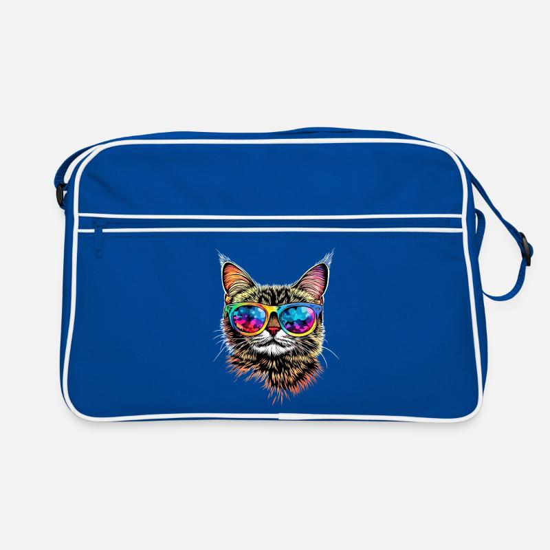 British Shorthair Chat BKH Chat Maman Chats Mignons Sac Retro