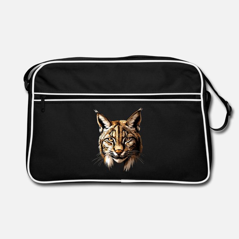Lynx Chat sauvage Grands chats Chats Mignon Lynx Sac Retro