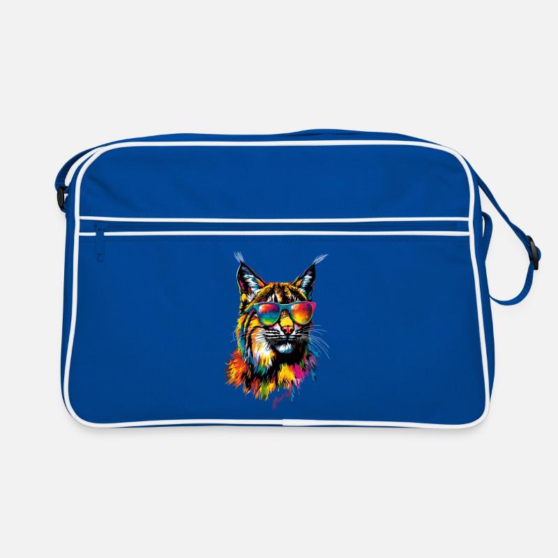 Lynx Chat sauvage Grands chats Chats Mignon Lynx Sac Retro