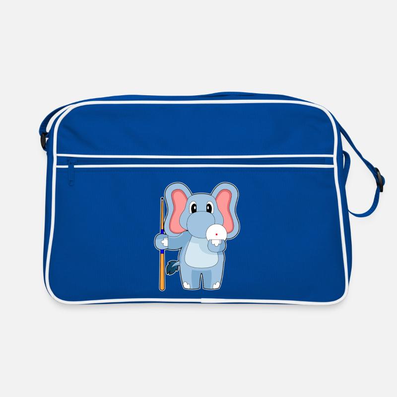 Cue de billard éléphant Sac Retro