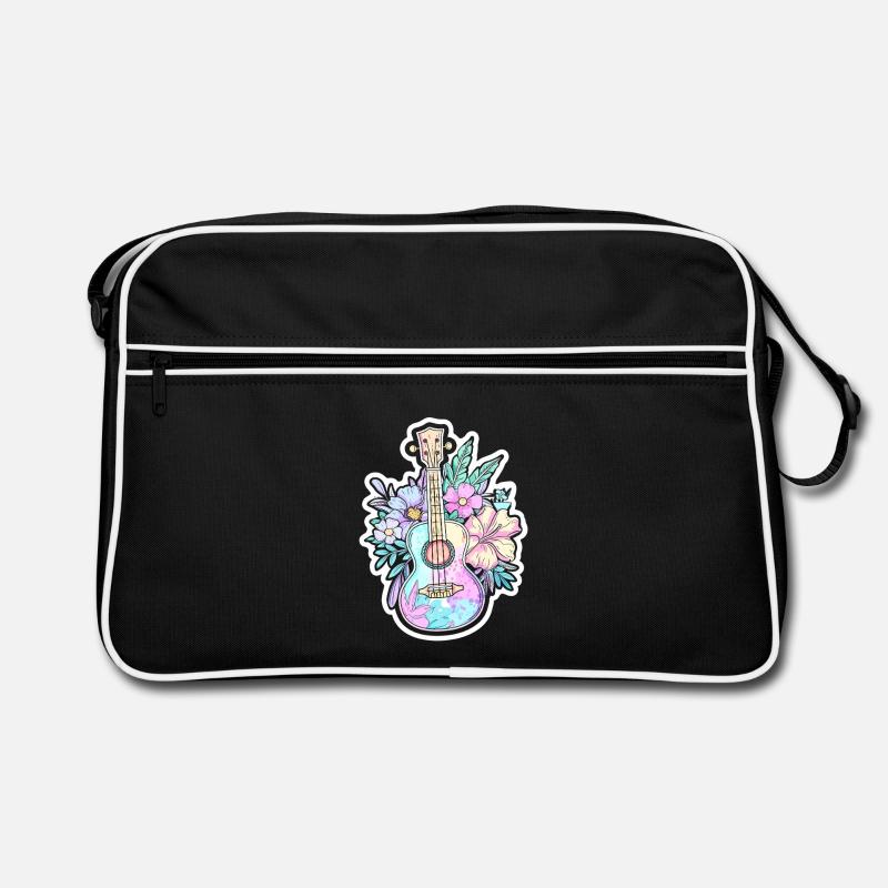 Ukulele Comic Style Retro Bag