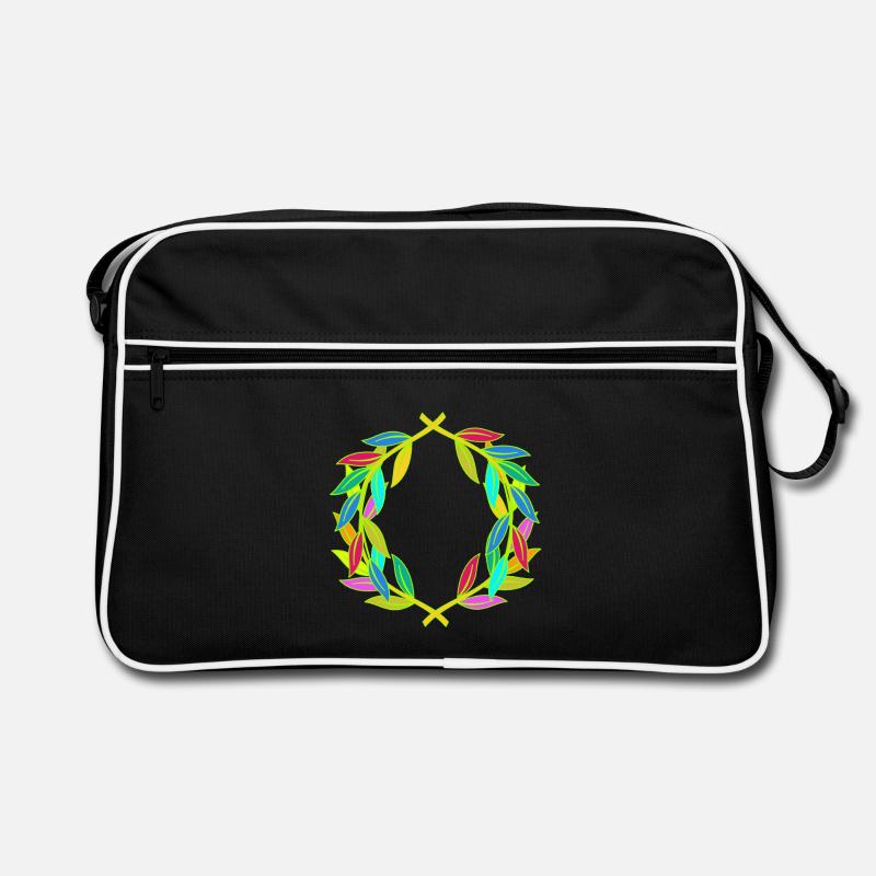Rainbow Laurel Wreath Laurel Retro Bag