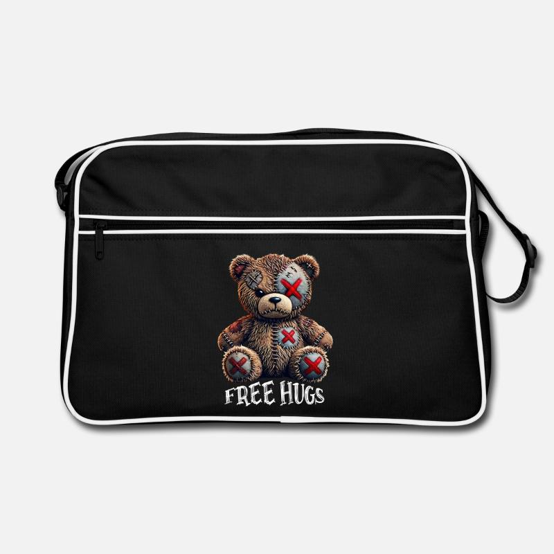Câlins gratuits Teddy Bear Sac Retro