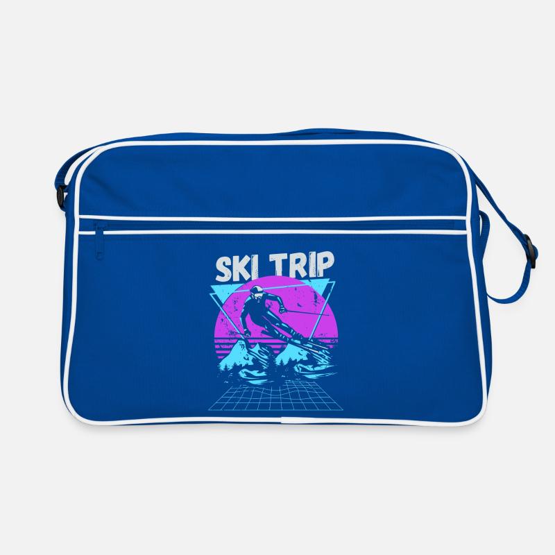 Rétro Ski Trip Néon Graphique Sac Retro