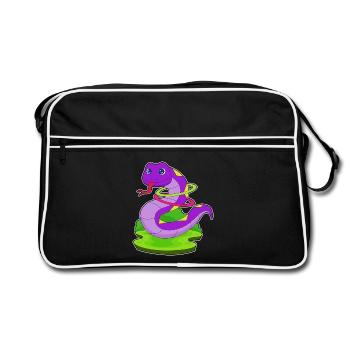 Snake Fitness Hoop Workout Gymnastics - Retro Bag - black/white - Front