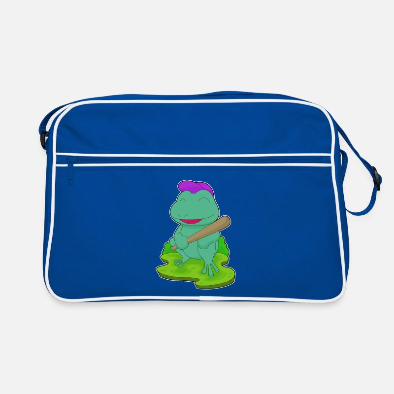 Grenouille Baseball Batte de Baseball Sac Retro