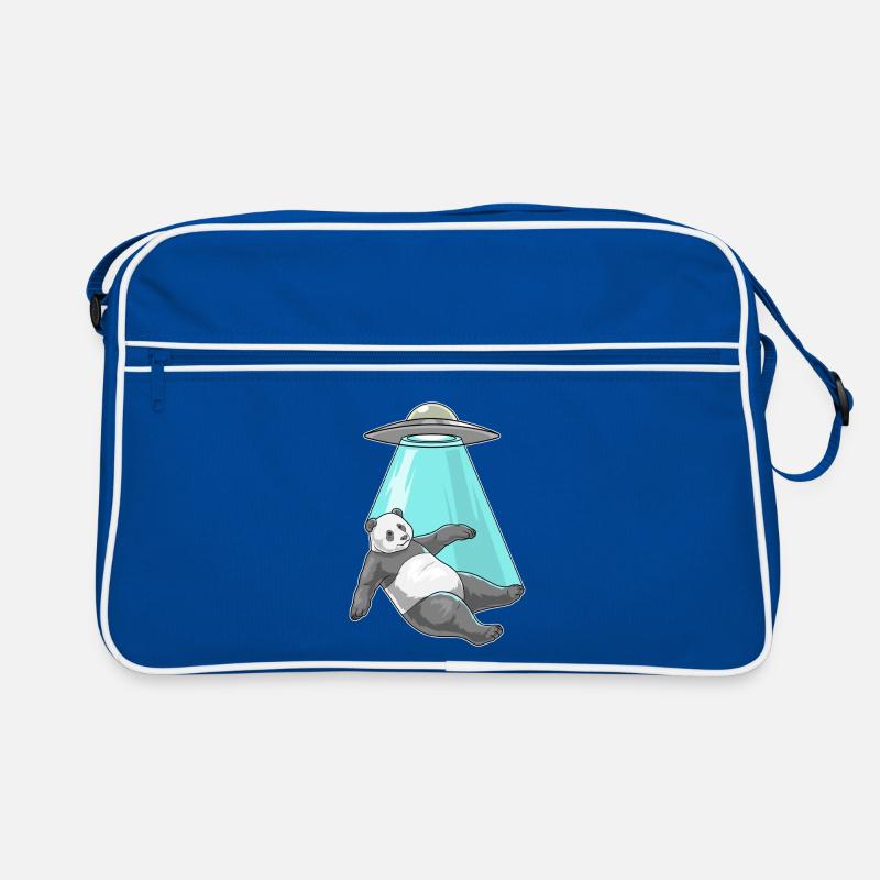 Panda Spaceship Space Retro Bag