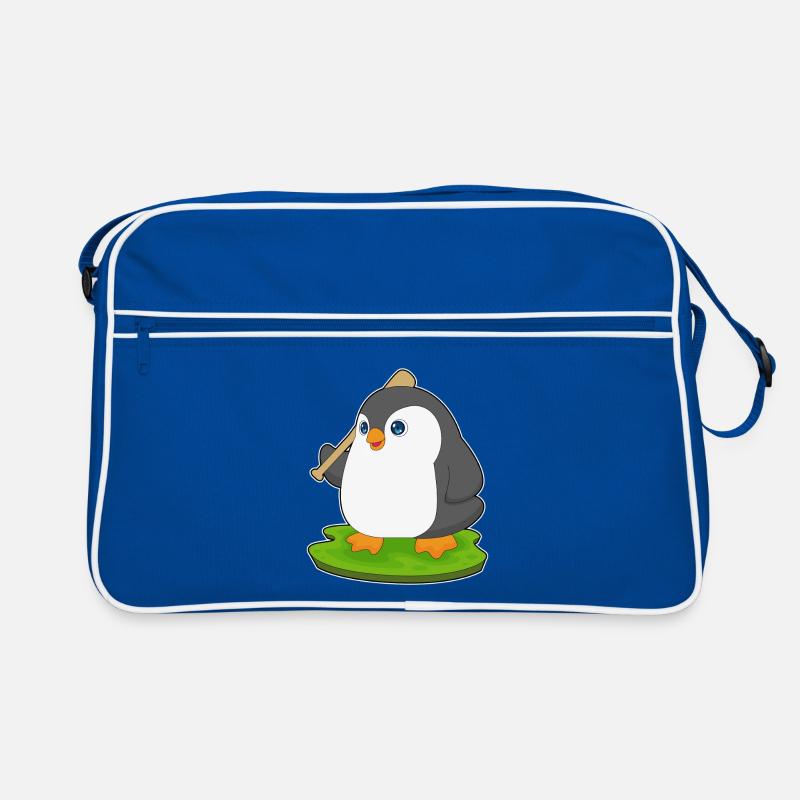 Penguin Baseball Batte de Baseball Sac Retro