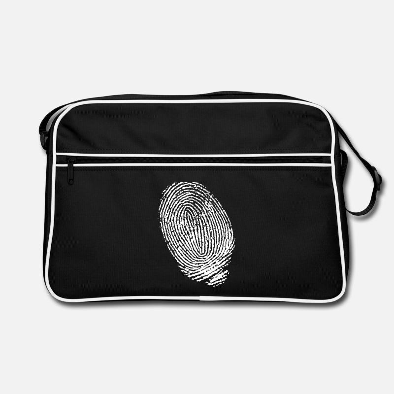 EMPREINTE DIGITALE - Sac Retro - noir/blanc