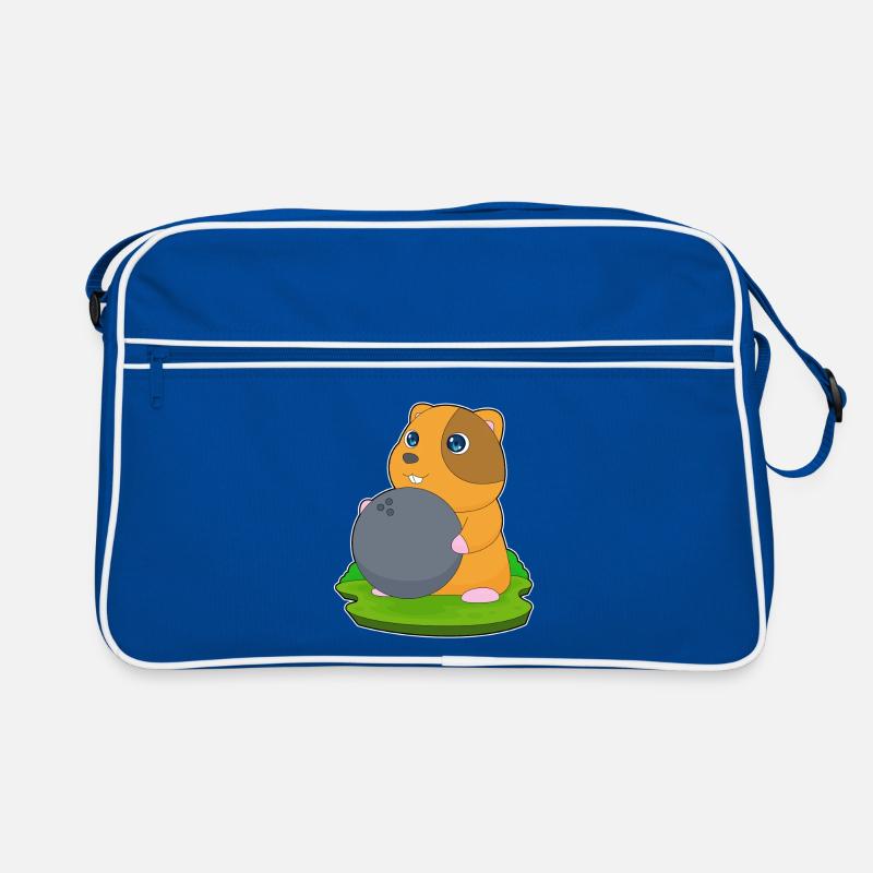 Hamster Bowling Boule de bowling Sac Retro