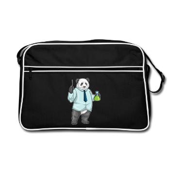 École des professeurs de chimie Panda - Sac Retro - noir/blanc - Devant