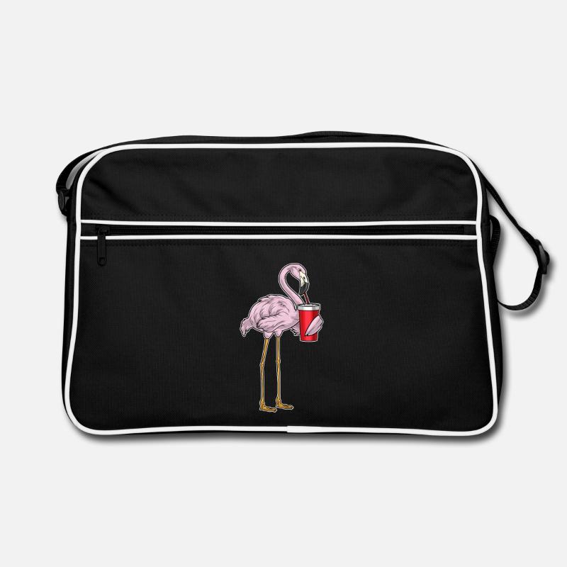 Flamingo Mug à emporter Sac Retro