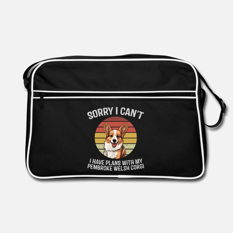 Pembroke Welsh Corgi Apology Design Retro Bag