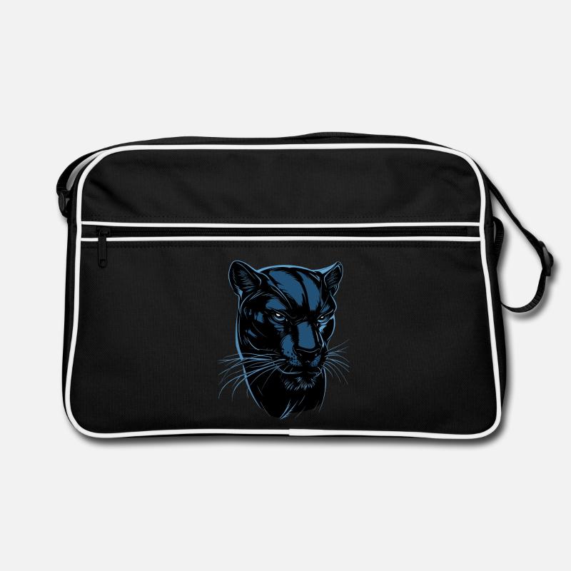 Panthère Léopard Grand Chat Mignon Gros Chat Panter Sac Retro