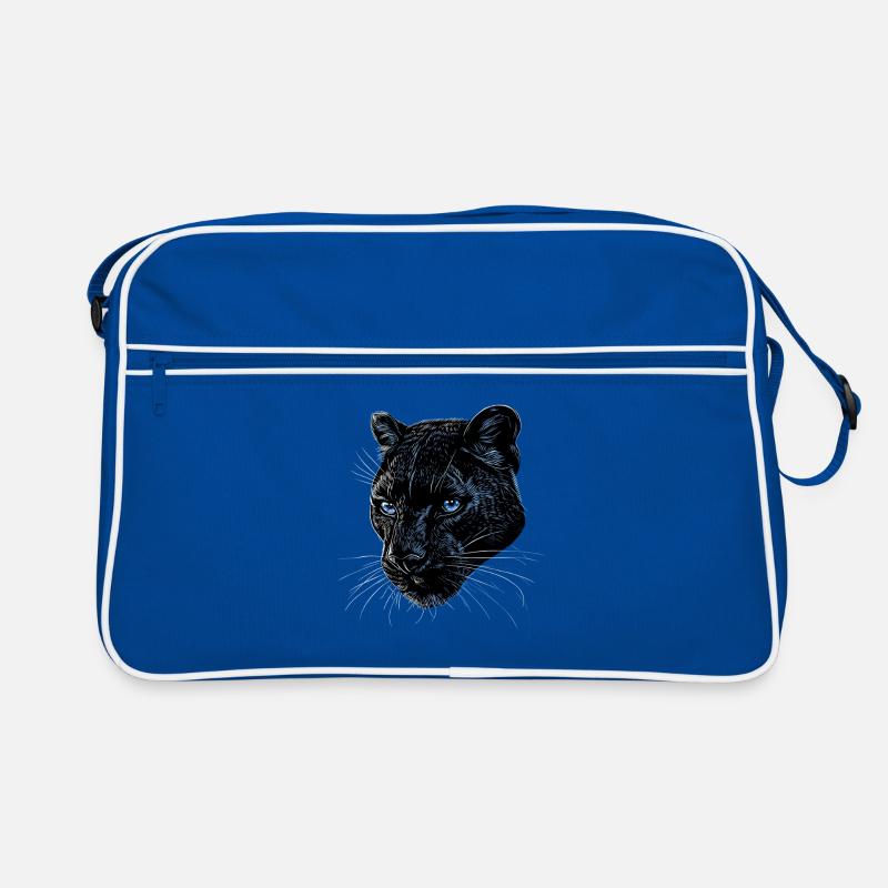 Panther Leopard Big Cat Cute Big Cat Panter Retro Bag