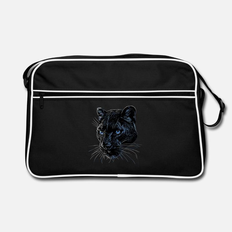 Panthère Léopard Grand Chat Mignon Gros Chat Panter Sac Retro