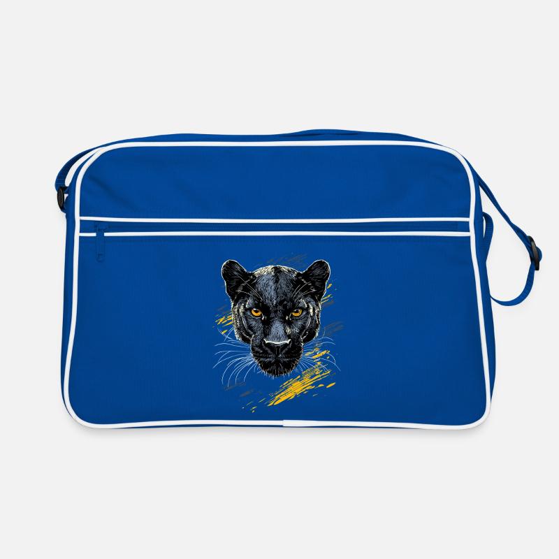 Panther Leopard Big Cat Cute Big Cat Panter Retro Bag