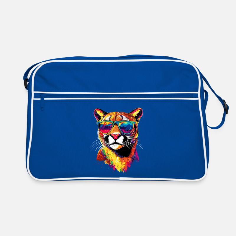Panthère léopard gros chat mignon gros chat chats Sac Retro