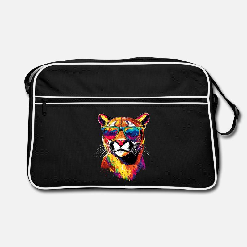 Panthère léopard gros chat mignon gros chat chats Sac Retro
