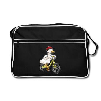 Vélo canard - Sac Retro - noir/blanc - Devant