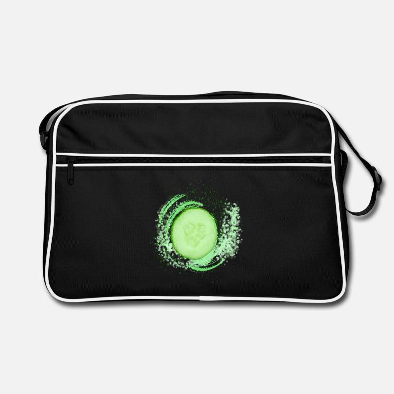 Éclaboussures de concombre – L’art moderne rencontre le design alimentaire Sac Retro