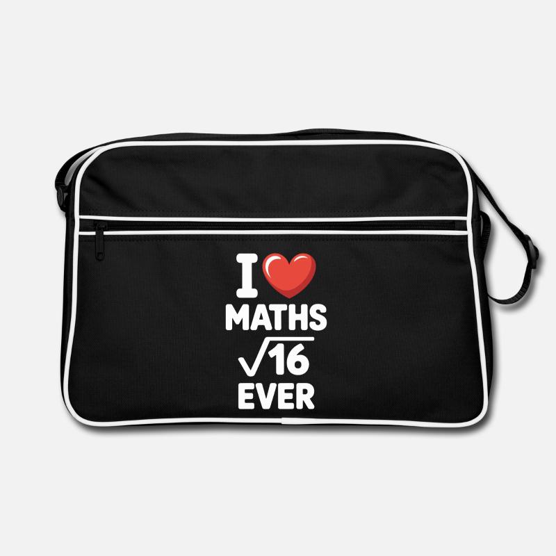 Mathe I Love Maths Mathematik Nerd Mathe Lehrer Retro Tasche