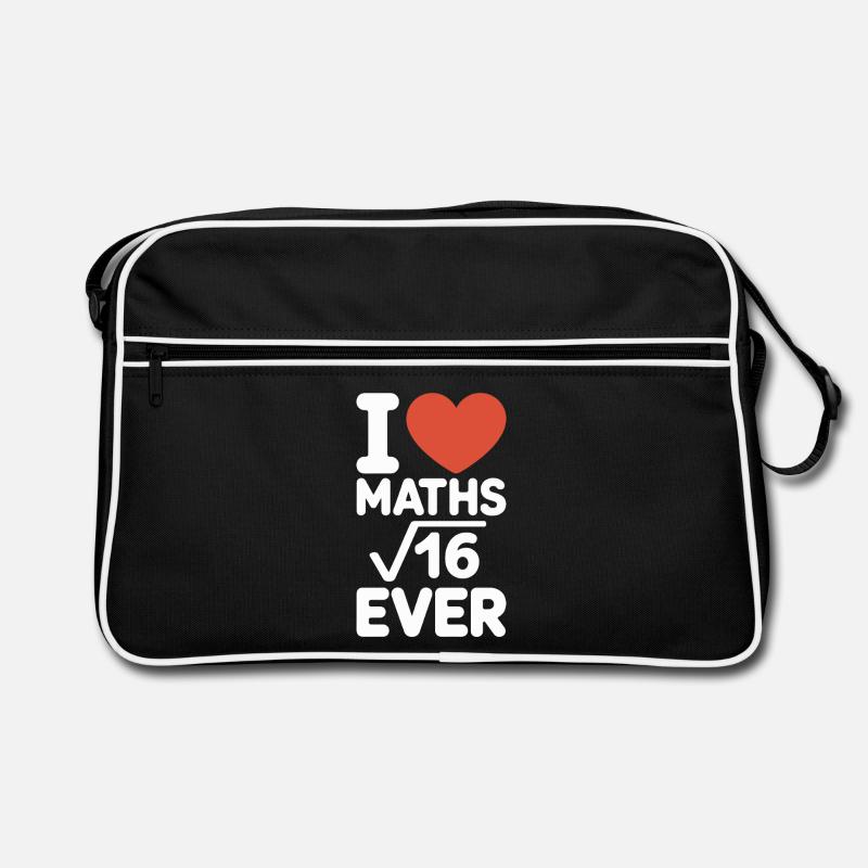 Mathe I Love Maths Mathematik Nerd Mathe Lehrer Retro Tasche