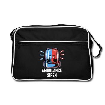 Ambulance Siren - Retro Bag - black/white - Front