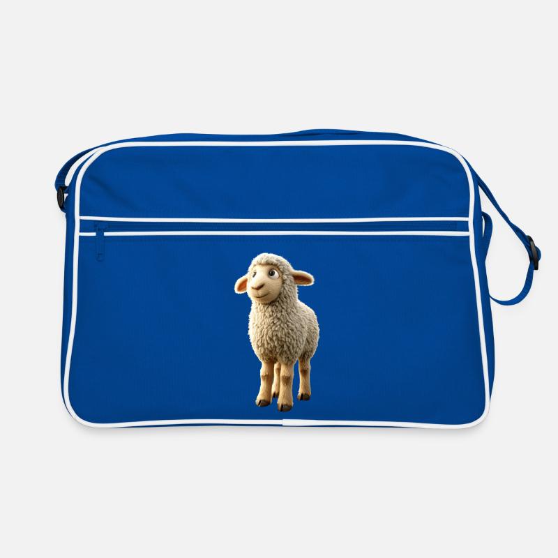 Schaf Lamm Schäfchen Hausschaf Schäfer Süße Schafe Retro Tasche