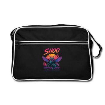 Shoo Fly Funny Hate Flies Shoo Fly - Retro Bag - black/white - Front